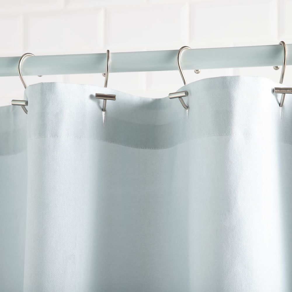 Cortina de baño de algodón estampado 180x190 cm