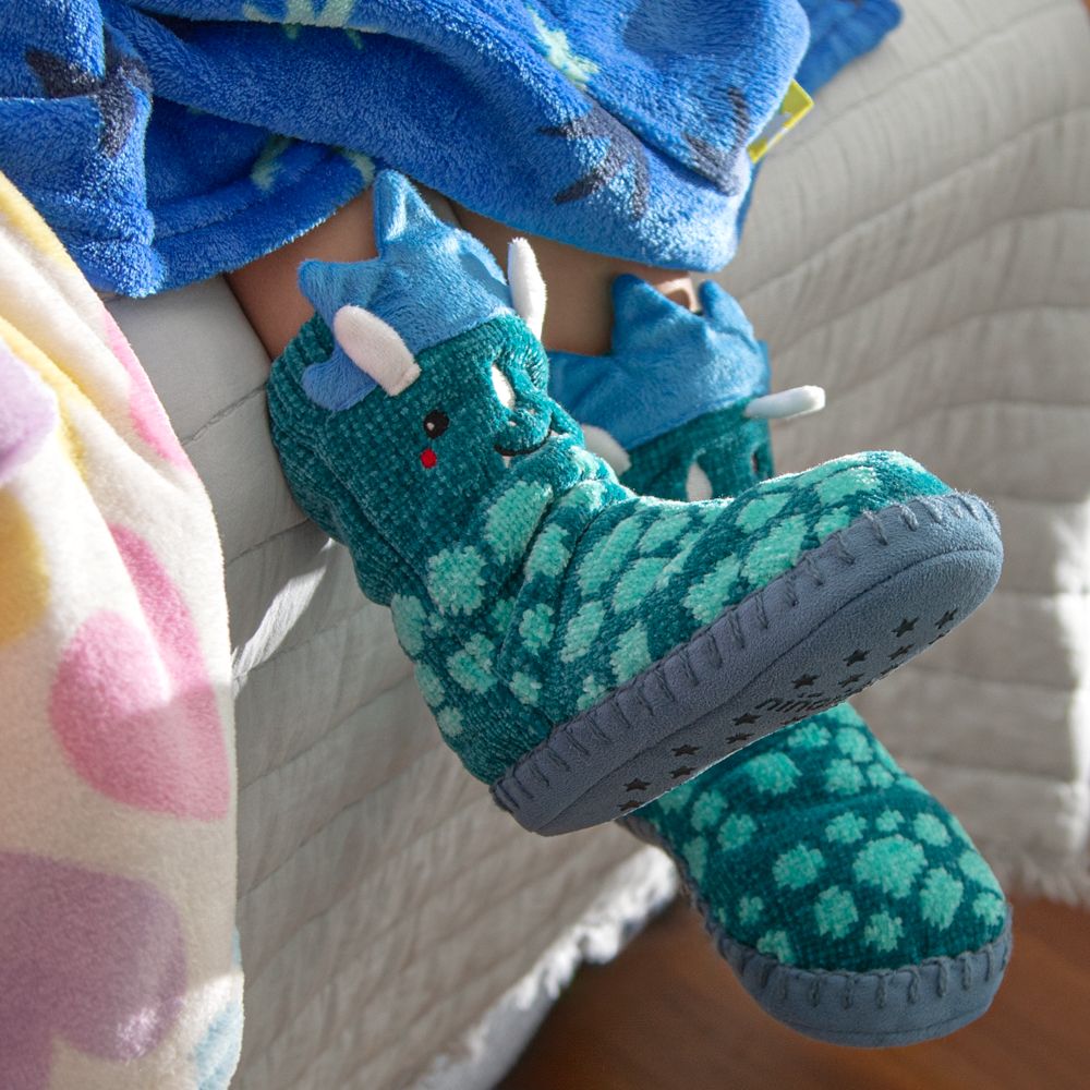 Calcetas tejidas cordero infantil con suela 20.5 cm