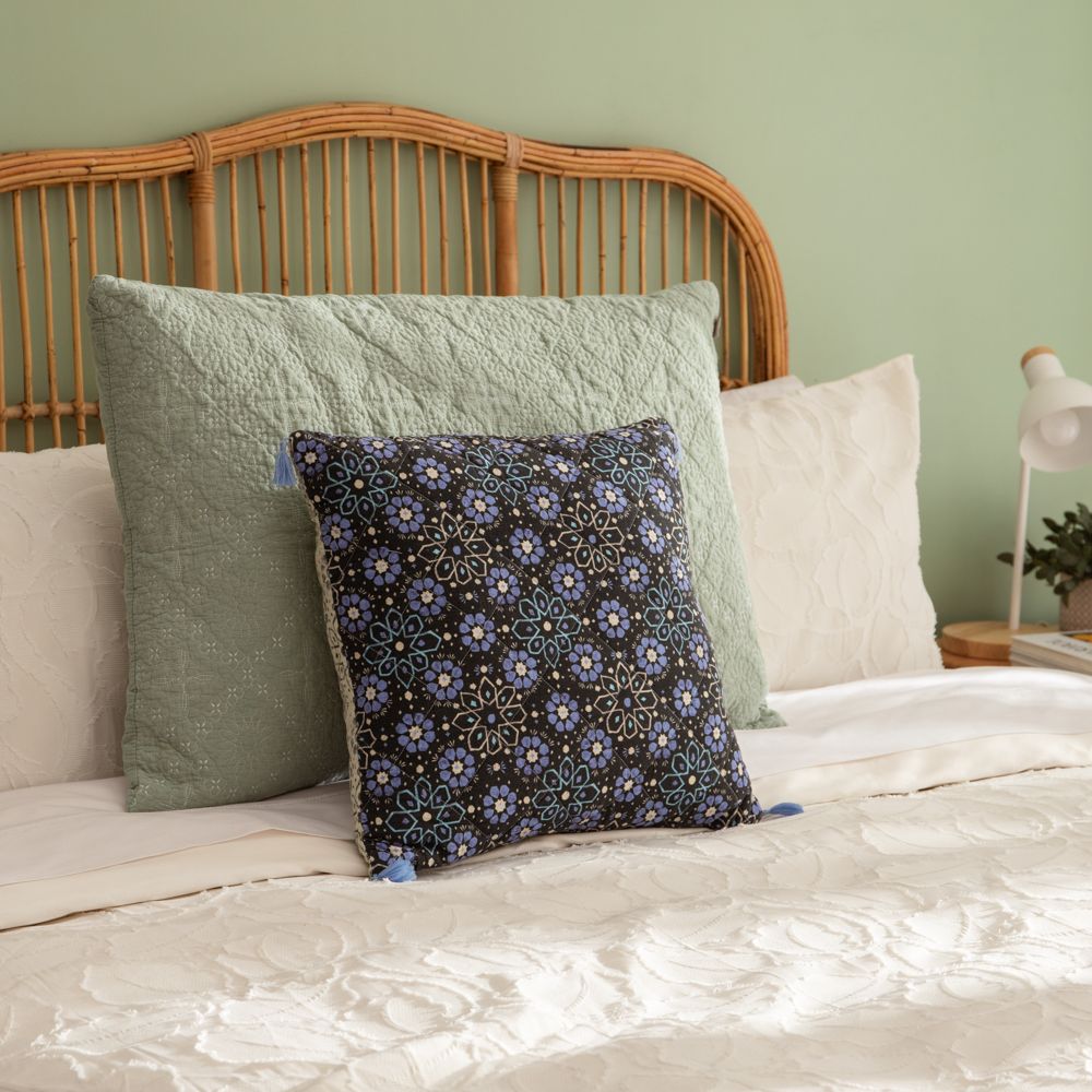 Cojín estampado algodón 50x50 cm