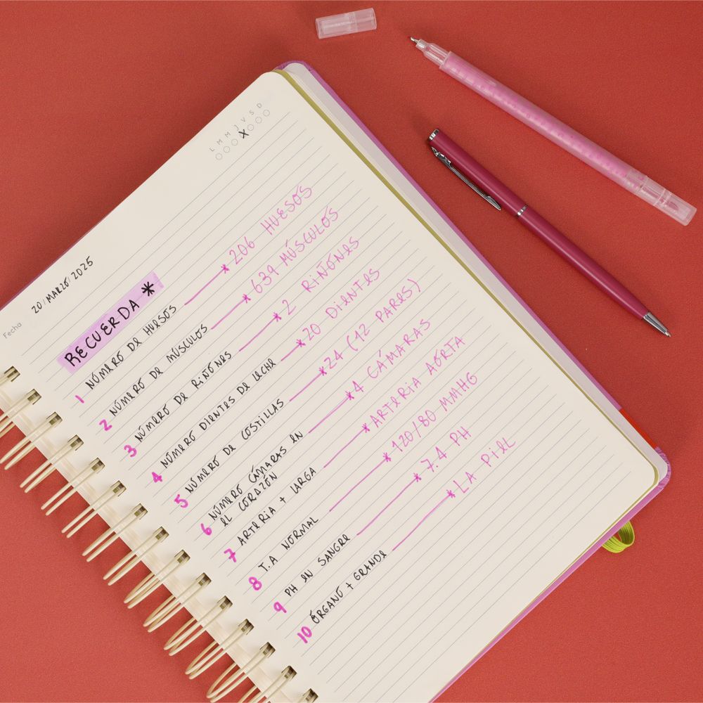 Cuaderno 1/2 oficio 18x3.5x24 cm