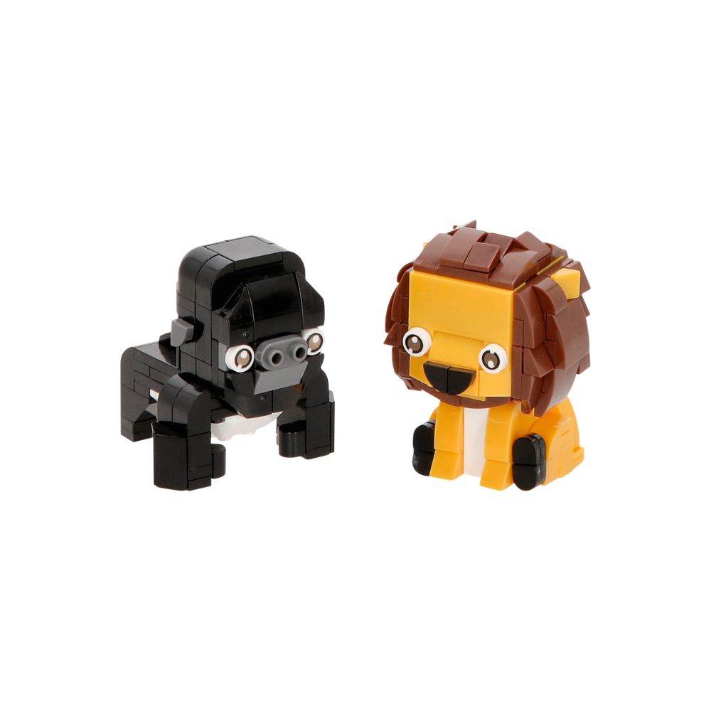 Set minibloques para hacer 2 animales
