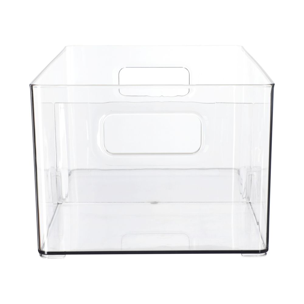 Caja organizadora de plástico con una división 30.5x20.5x15 cm