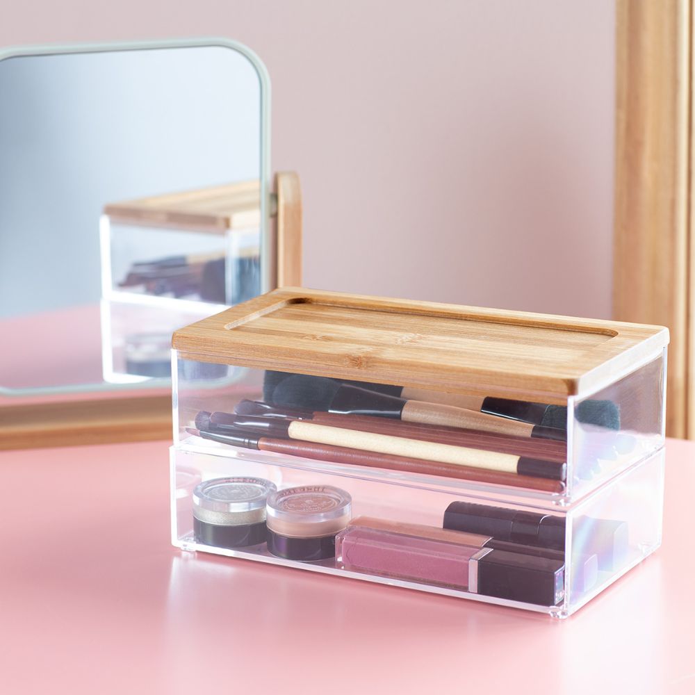 Organizador Baño Rectangular 19.1x9.5x10 cm