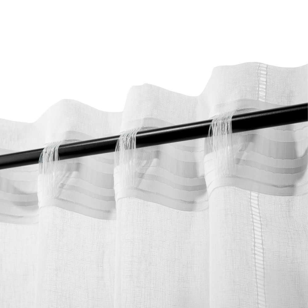 Set 2 Cortinas Velo Tipo Lino con Presillas Ocultas 140x240 cm