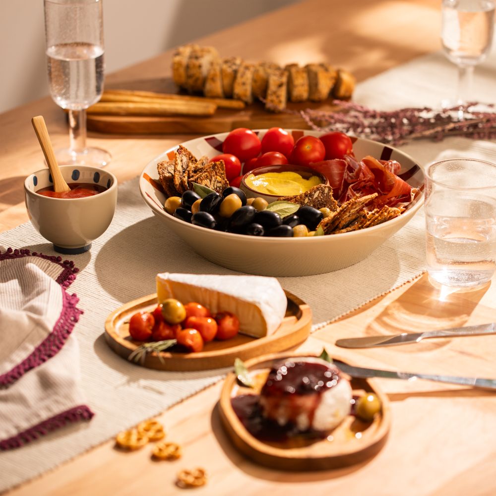 Bowl con división para salsa