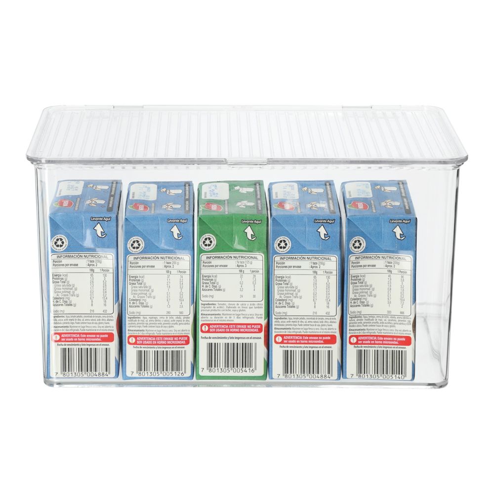 Caja organizadora de plástico 27.5x15.8x15 cm