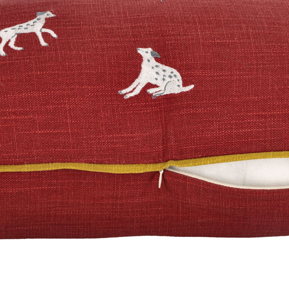 Cojín de algodón bordado 60x40 cm