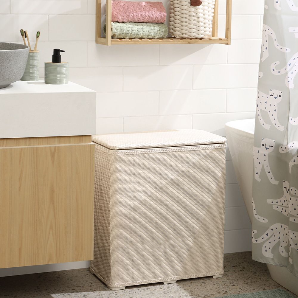 Canasto para ropa plástico Tejido