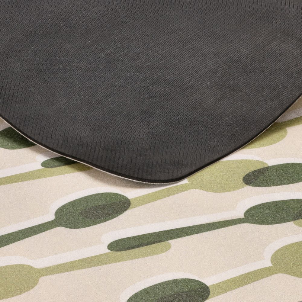 Paño tapete secavasos con diseño 38x51 cm