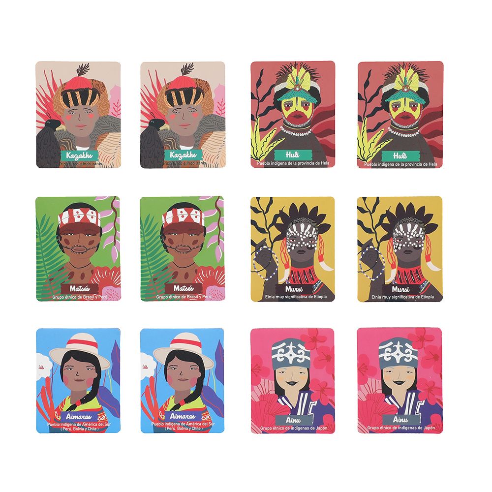 Juego Memorama 50 Piezas 18.5x3.5x15.5 cm