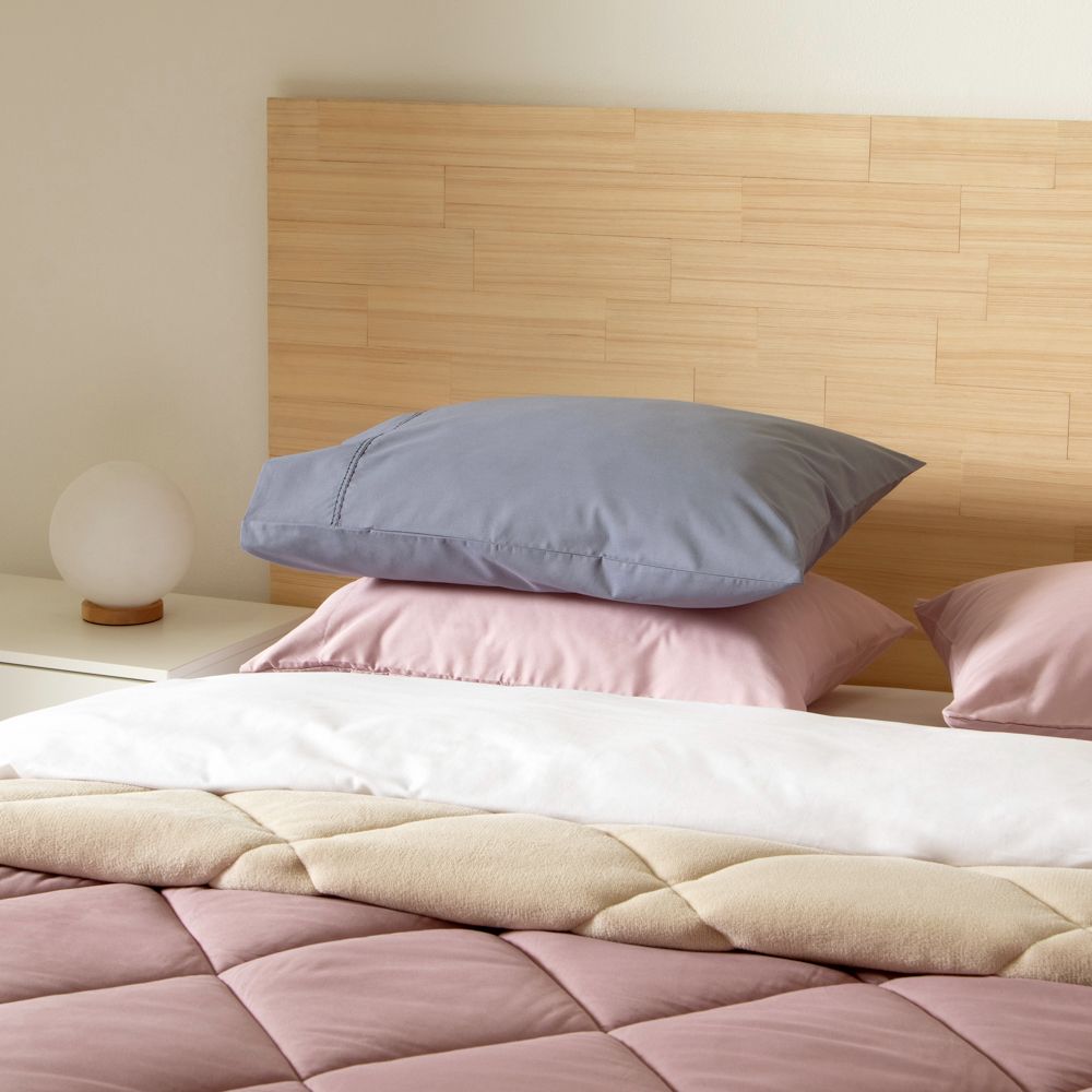 Funda almohada algodón-poliéster liso 144 hilos 50x70 cm