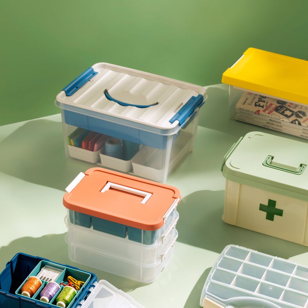 Caja multifuncional de plástico 18 litros