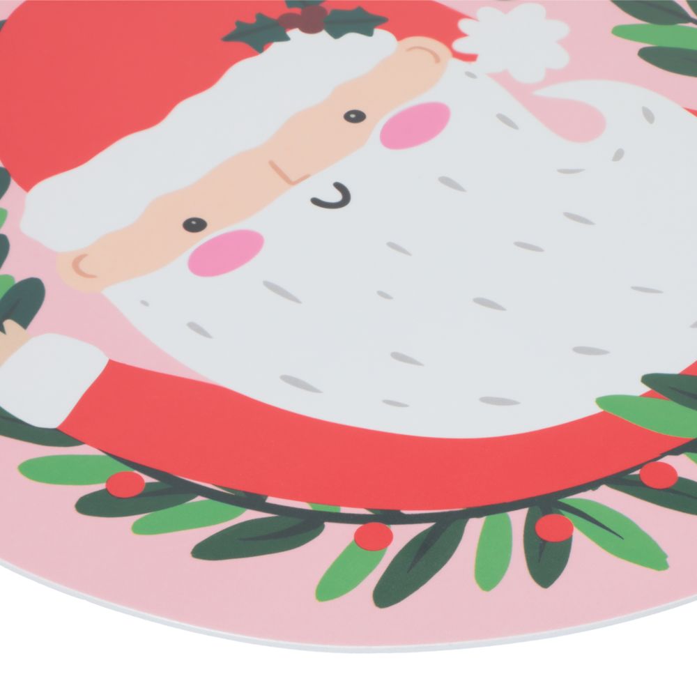 Individuales con diseño personaje navideño 30 cm