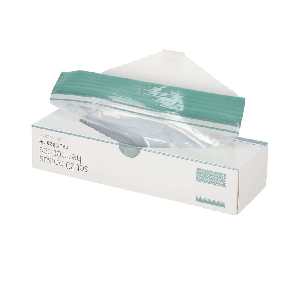 Set 20 bolsas herméticas reutilizables