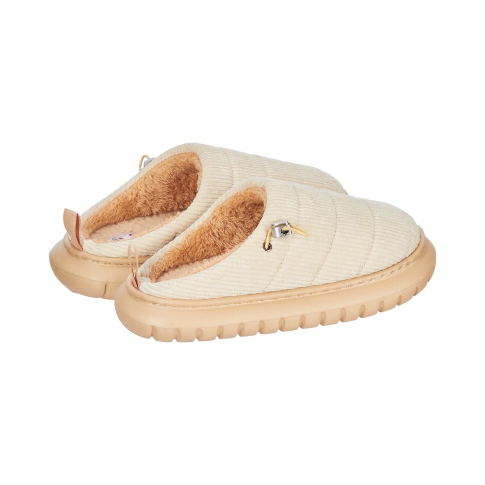 Pantuflas acolchadas cotelé talla 22-23 cm