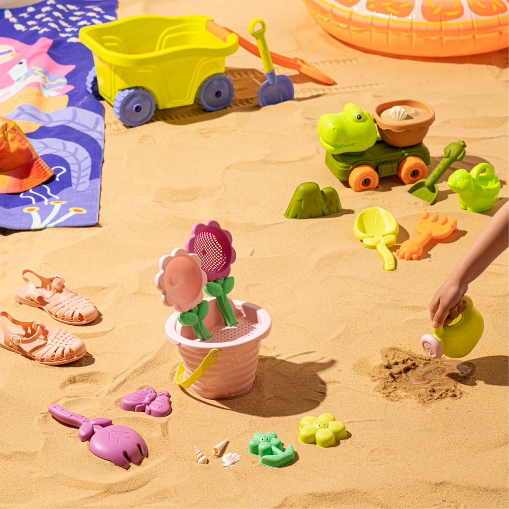 Set de cubeta de playa dinosaurio