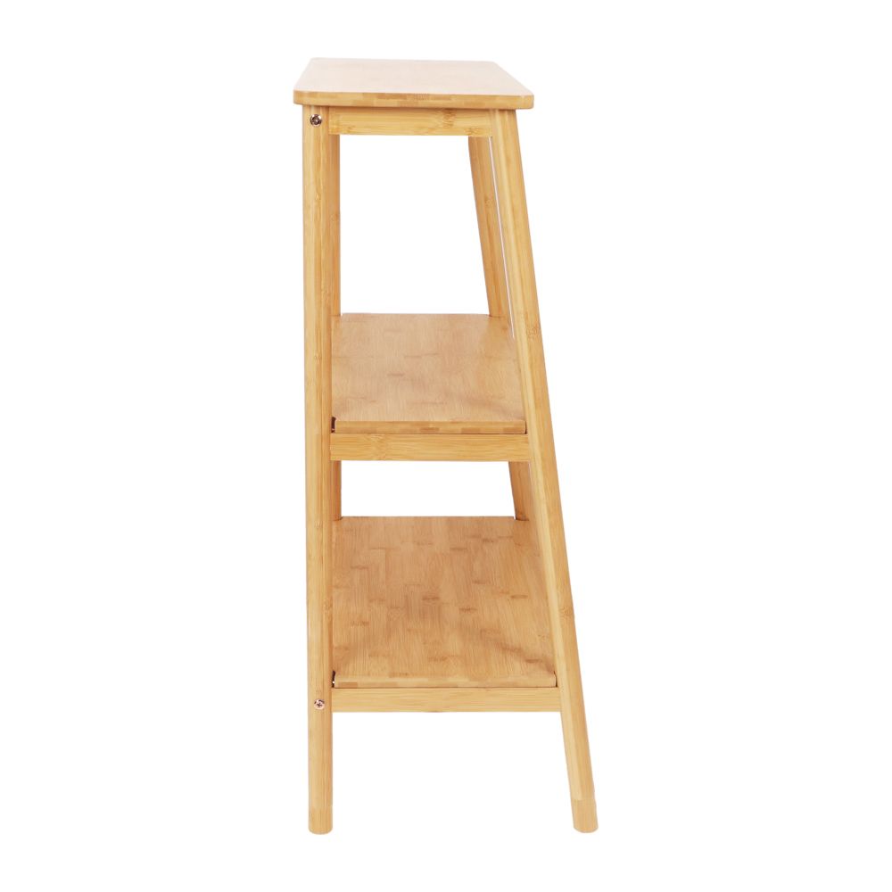 Estante de 3 niveles bambú 58x35x85 cm