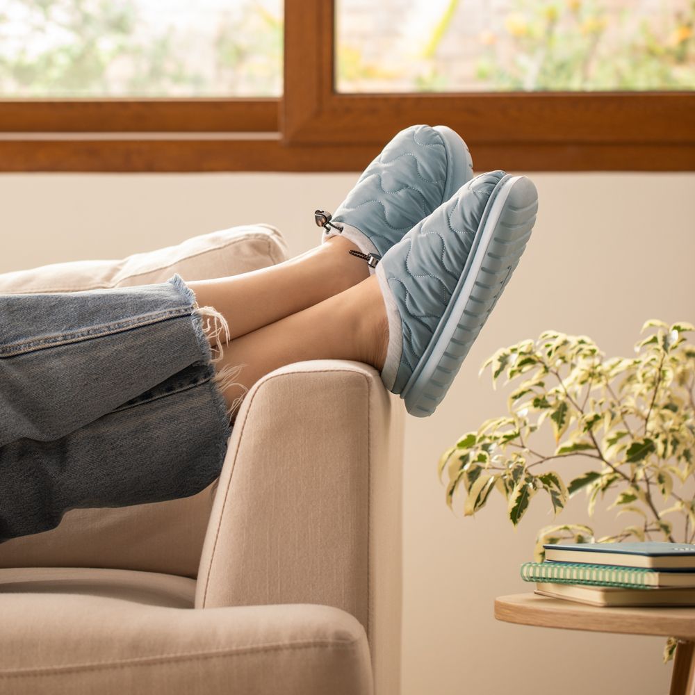 Pantuflas acolchadas taffeta talla 22-23 cm