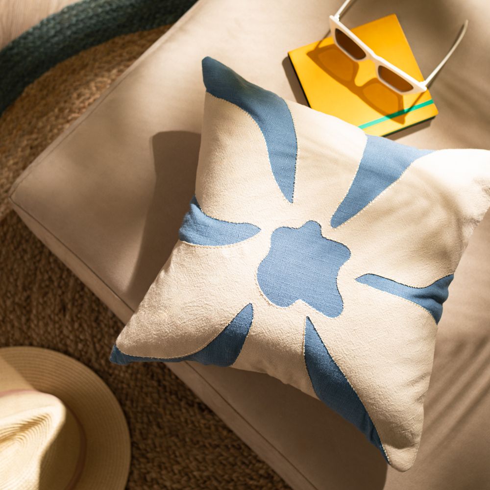 Cojín algodón retazos 45x45 cm