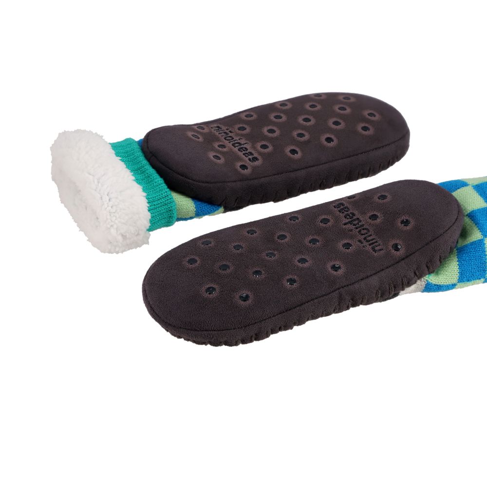 Calcetas tejidas cordero infantil con suela 22 cm