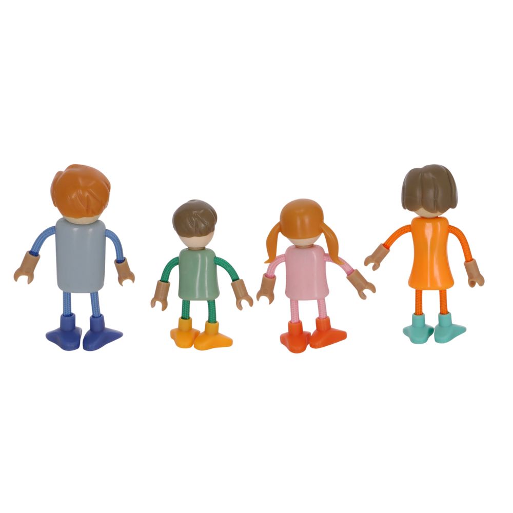 Set muñecos de madera Castilá familia