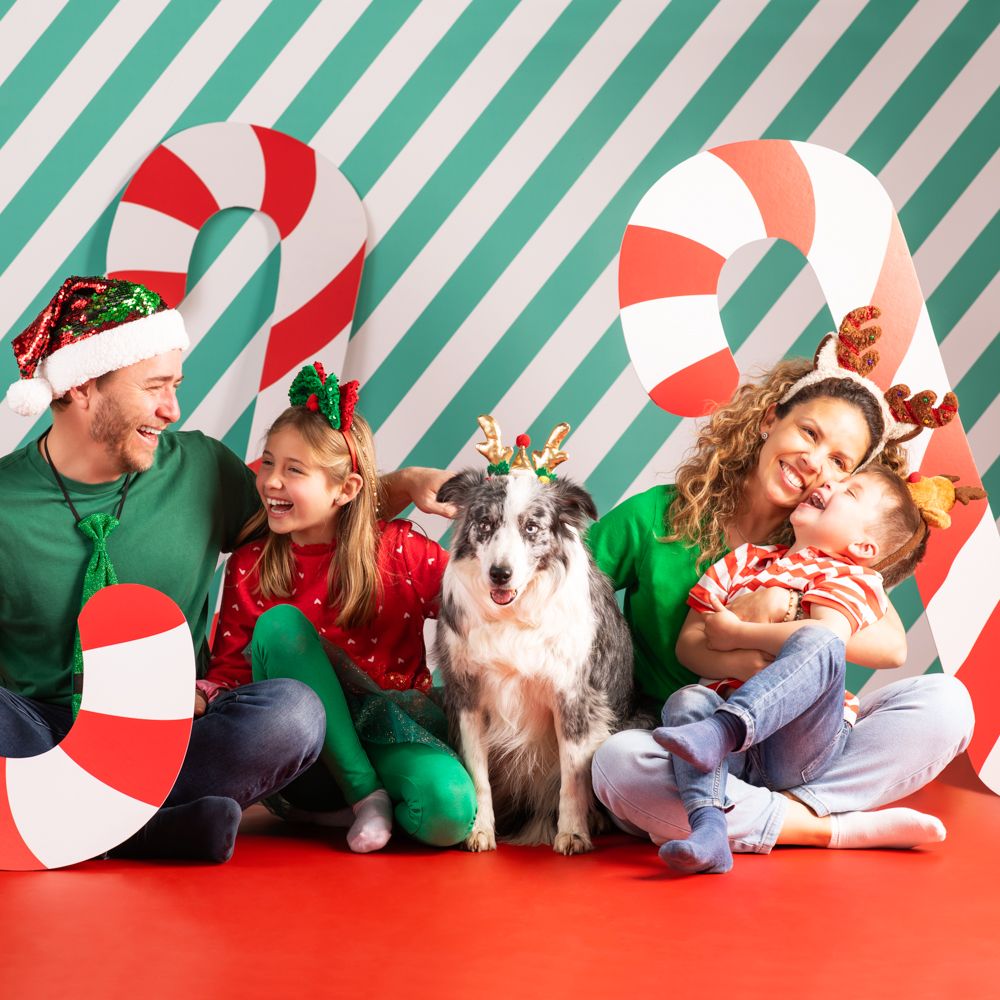 Gorro de navidad con lentejuelas