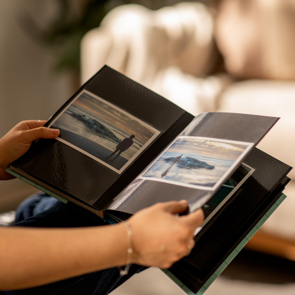Álbum de fotos con tapa dura 24x2.5x19 cm