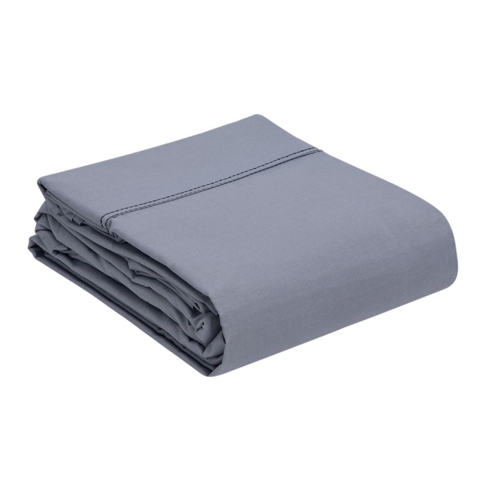 Set de sábanas algodón-poliéster liso 144 hilos Matrimonial