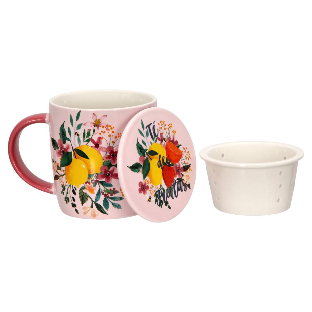 Taza con infusor y tapa 350 ml