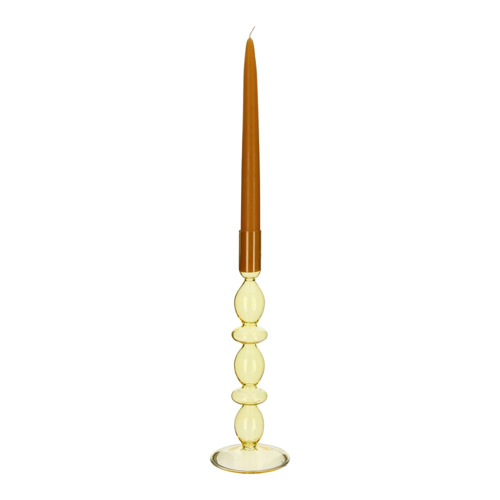 Candelabro de vidrio boro 8x25 cm