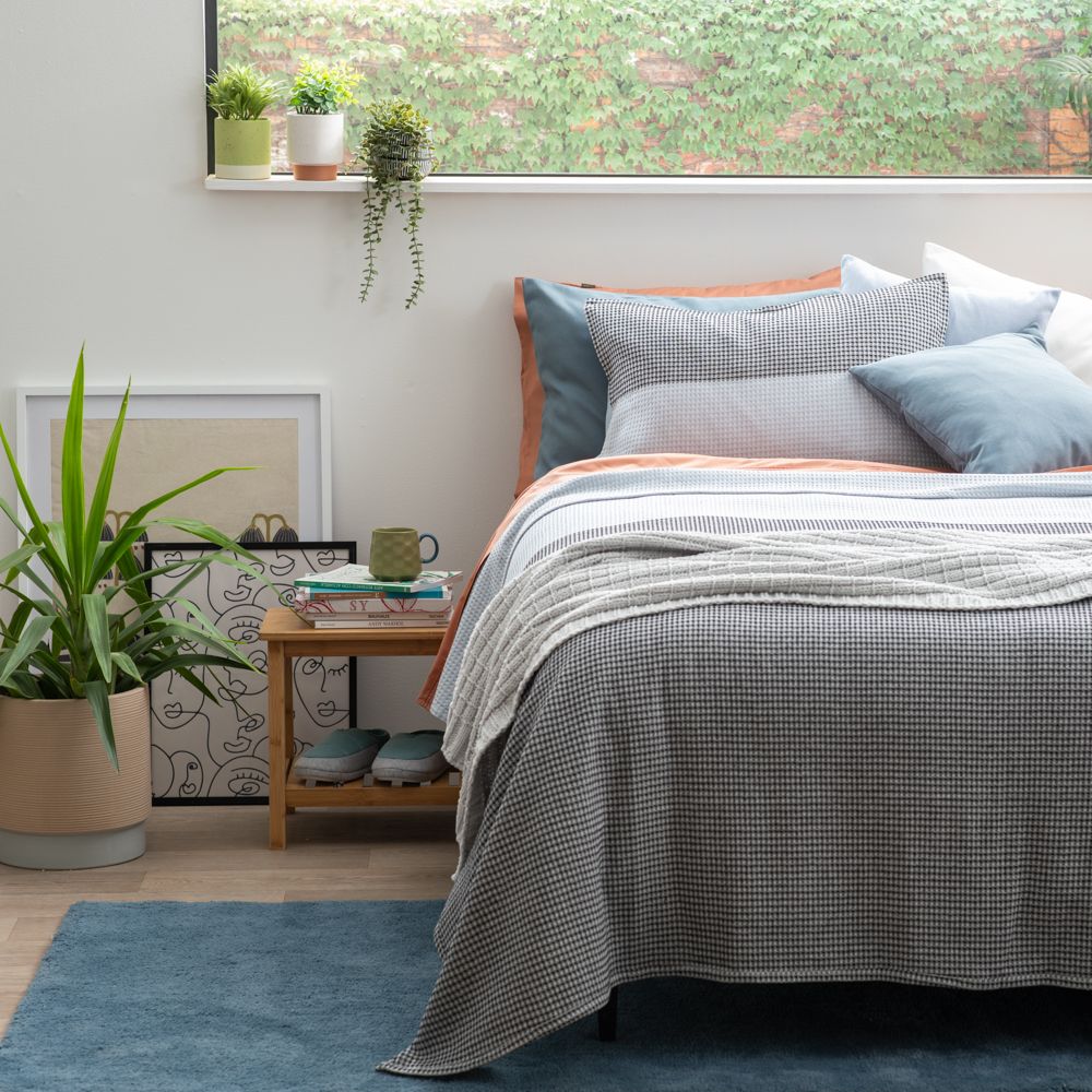 Funda de almohadón tejeduría handloom 50x70 cm