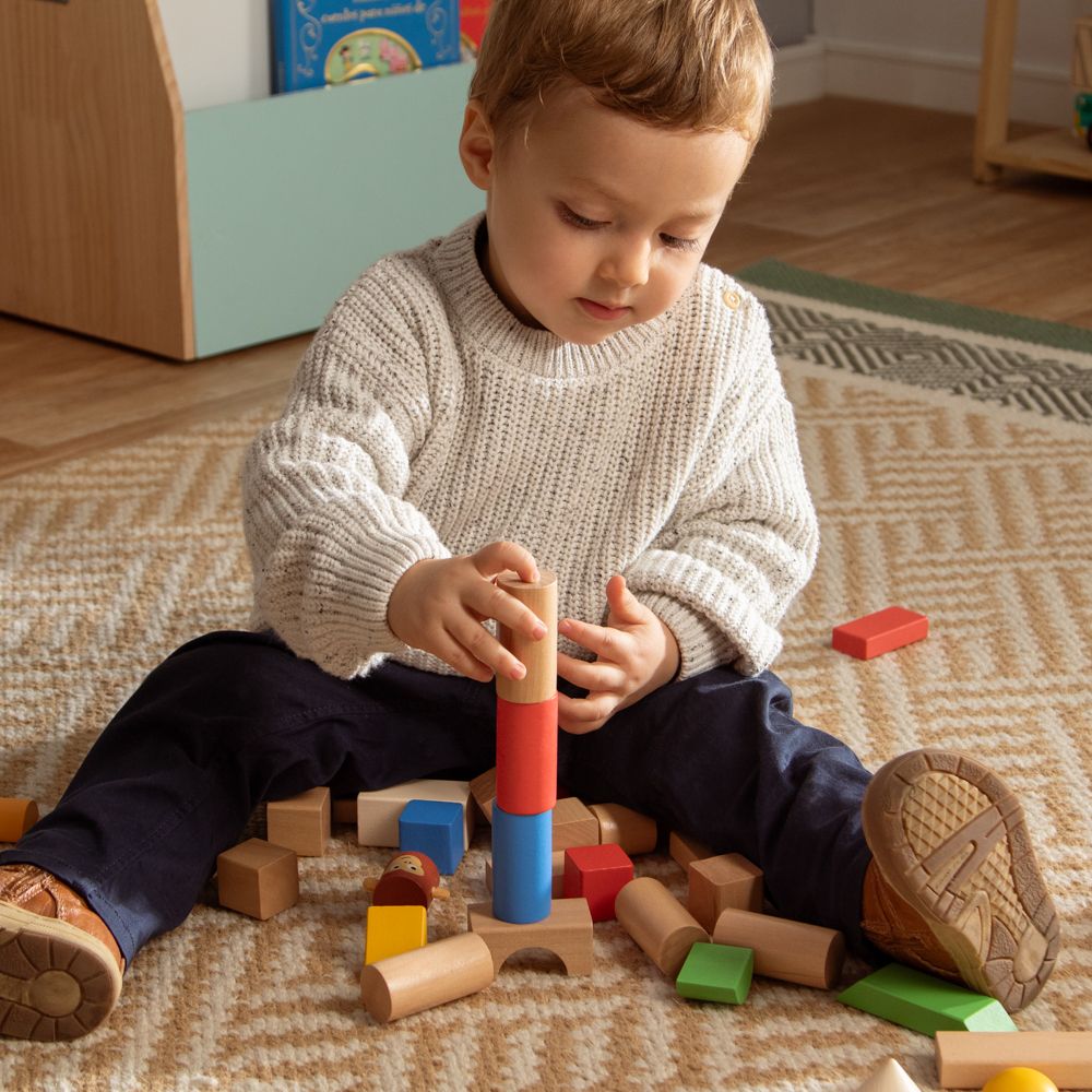 Bloques de construcción de madera