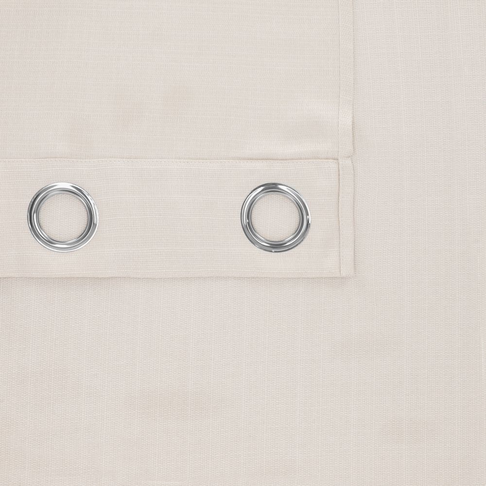 Set 2 Cortinas Texturadas con ojillos 140x240 cm