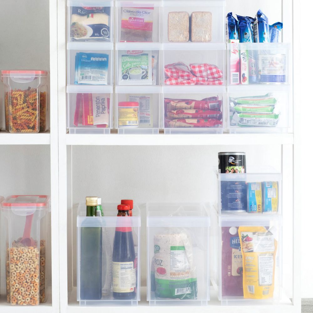 Caja plástico Para Despensa 16.8x30.5x12.7 cm