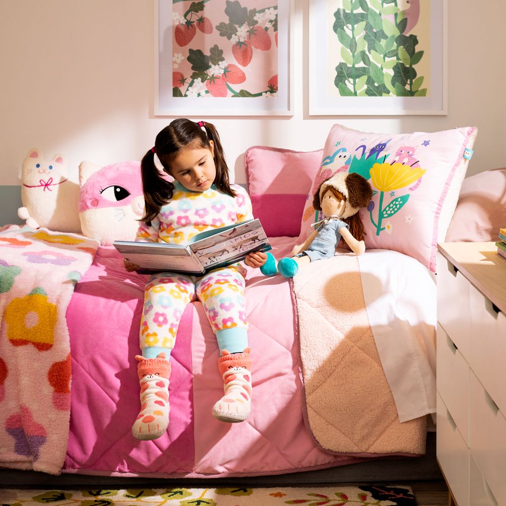 Pijama infantil de franela y polar coral talla 6