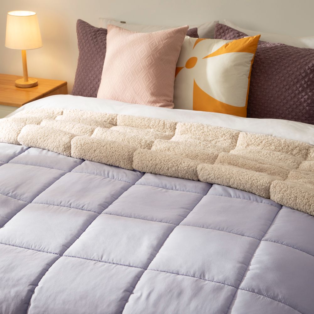 Cobertor de Borrega liso 230 hilos individual