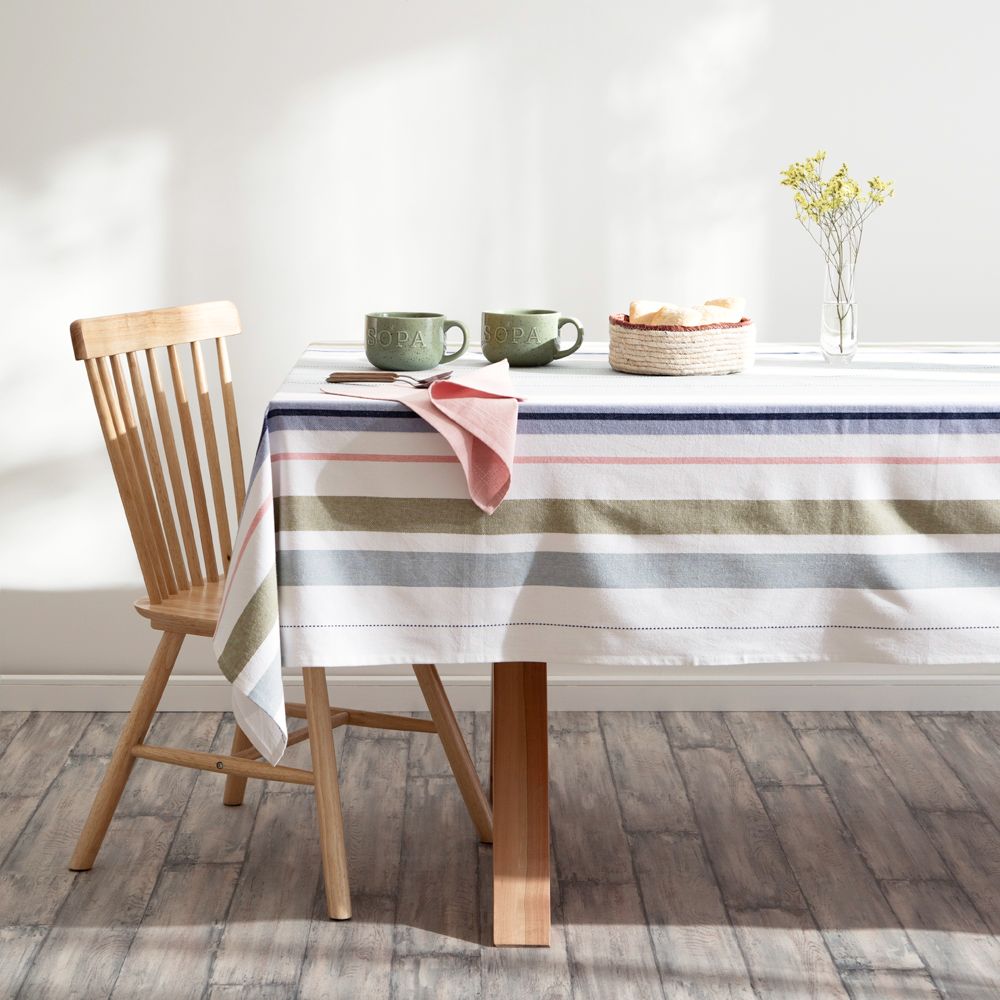 Mantel con diseño escocés 150x150 cm