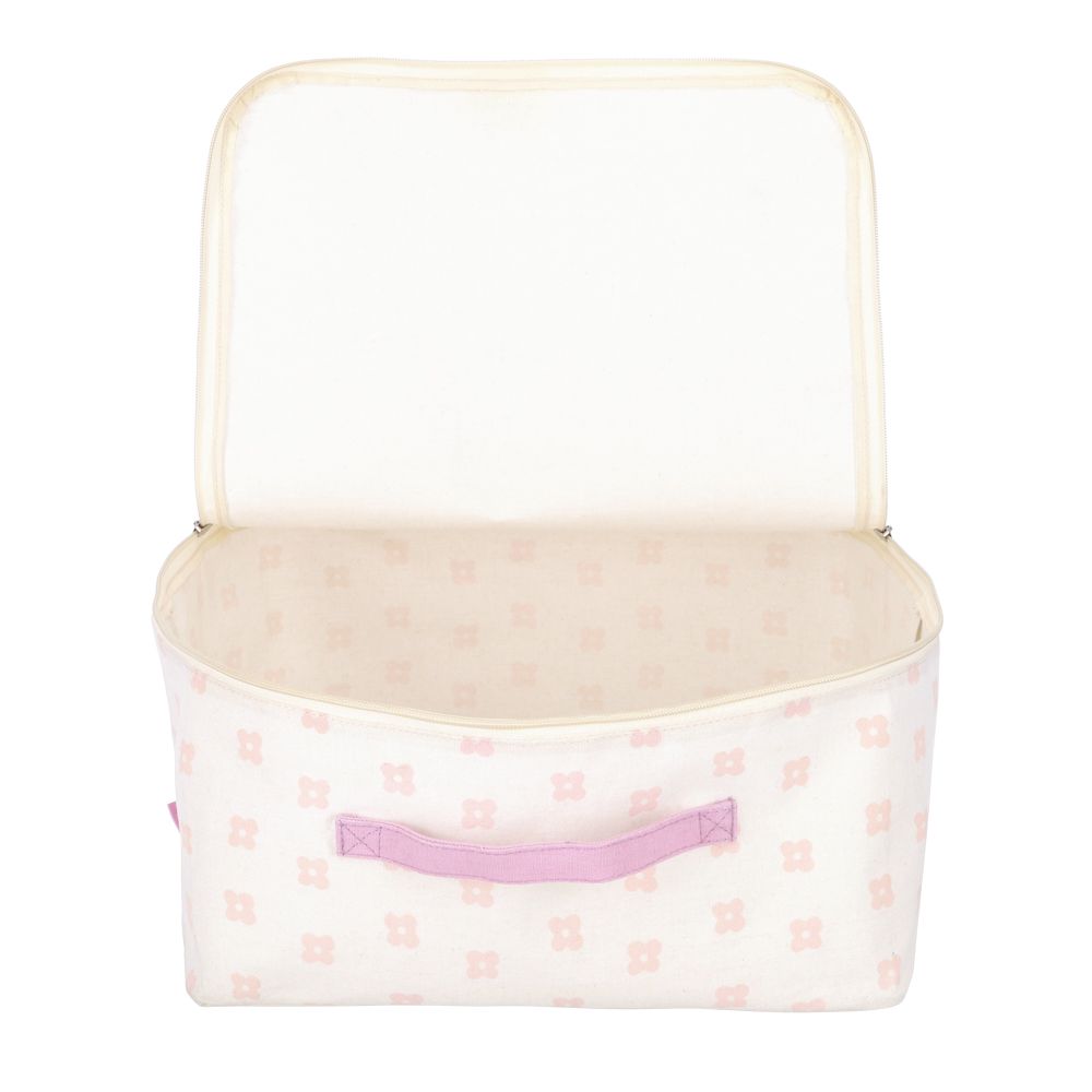 Organizador de tela con cierre 35x35x16 cm