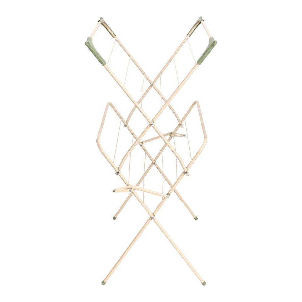 Tendedero metálico plegable de piso 63.7x47x100 cm