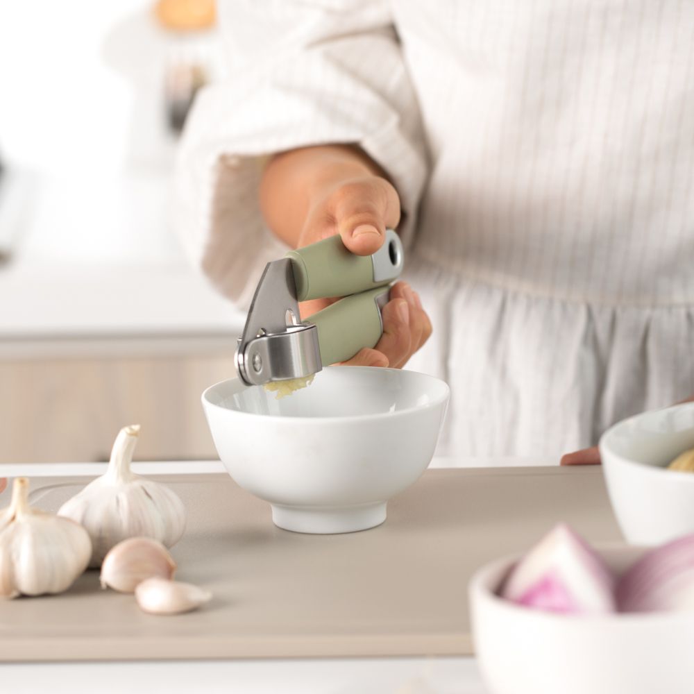 Picador de ajo de acero inoxidable