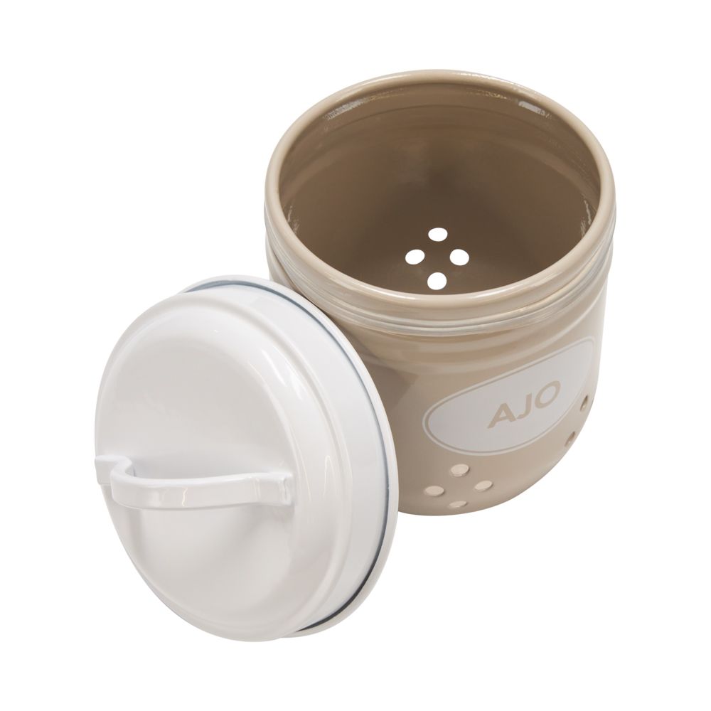 Frasco enlozado para ajo