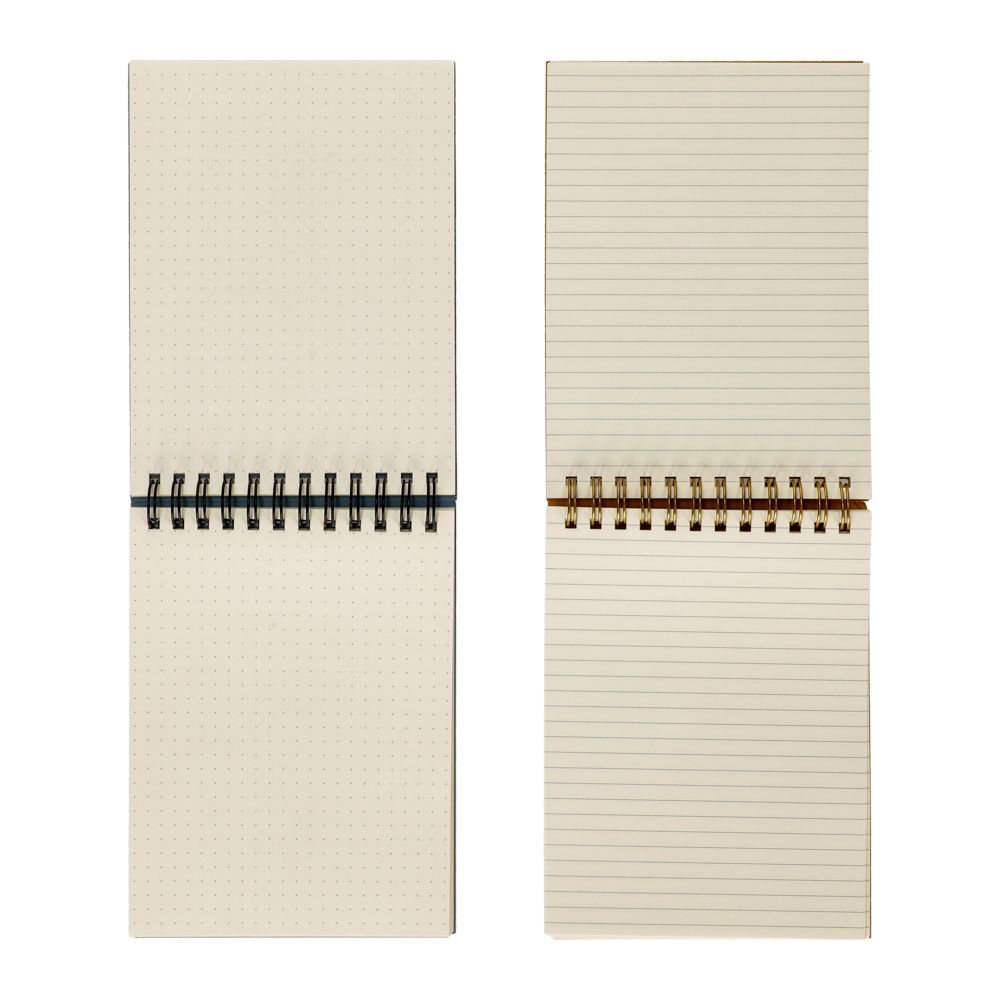 Set 2 libretas espiral 80 hojas 11x16 cm