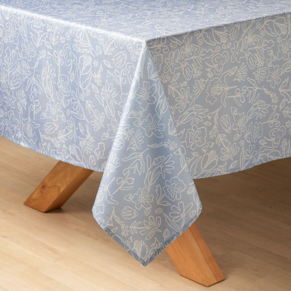 Mantel texturado con estampado 150x210 cm