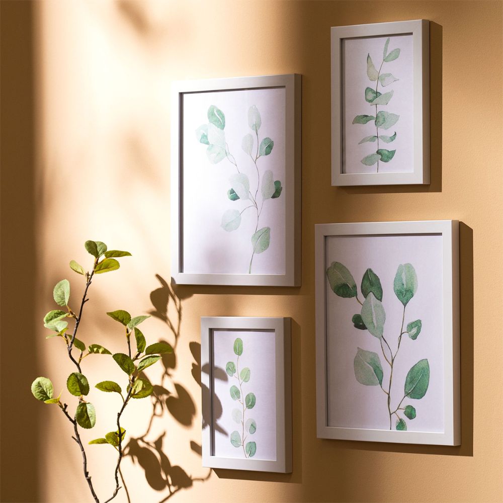 Set 2 Portarretratos plástico PS 15x3x20 cm