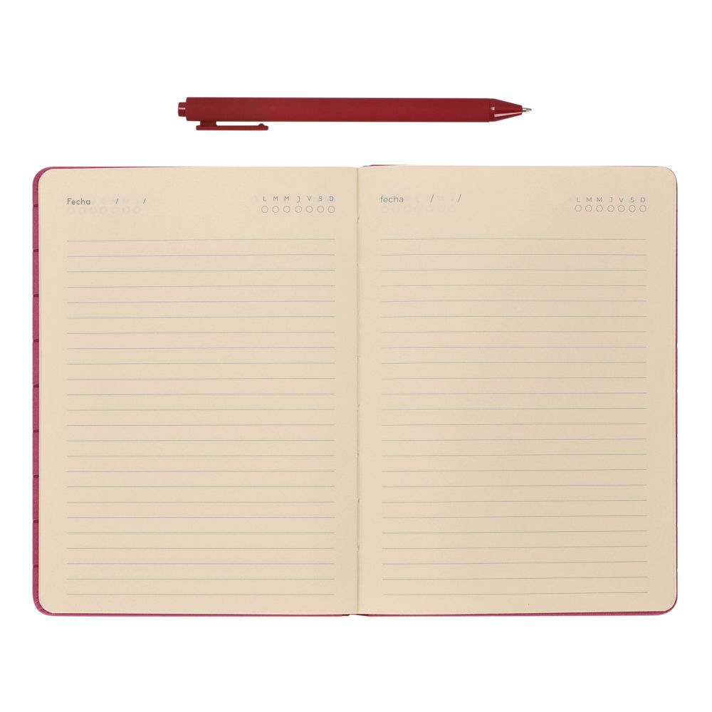 Libreta grande con lápiz 96 hojas con líneas