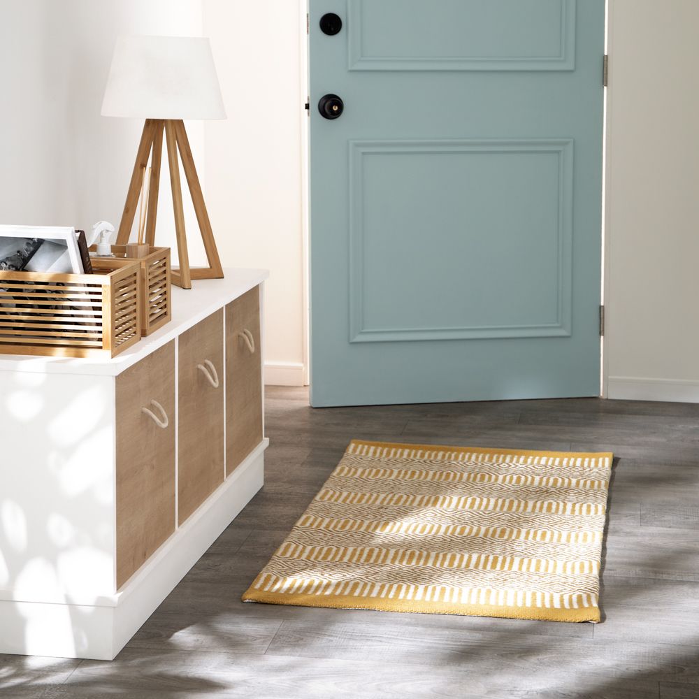 Tapete de lana tejido 70x140 cm