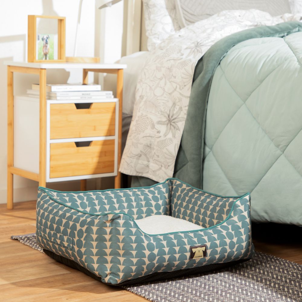 Cama nido mediana estampada para perros 60x50x20 cm