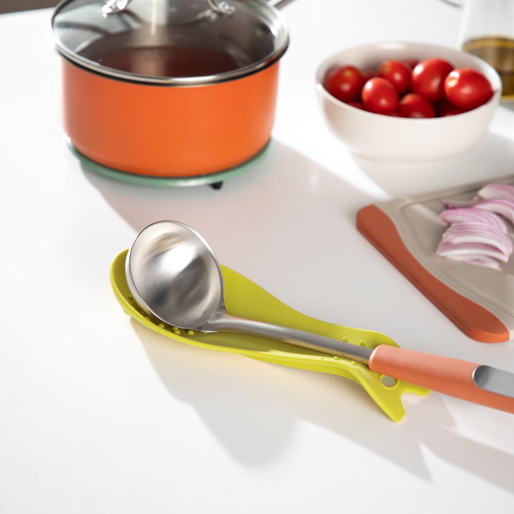 Posa cuchara de silicona 7.6x1.7x14.5 cm