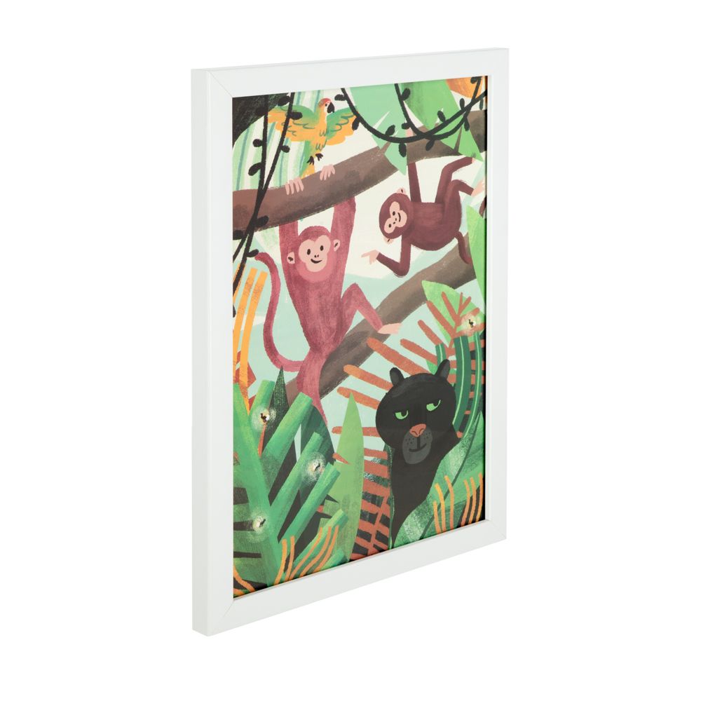 Set de 3 cuadros decorativos infantiles 50x50x14cm