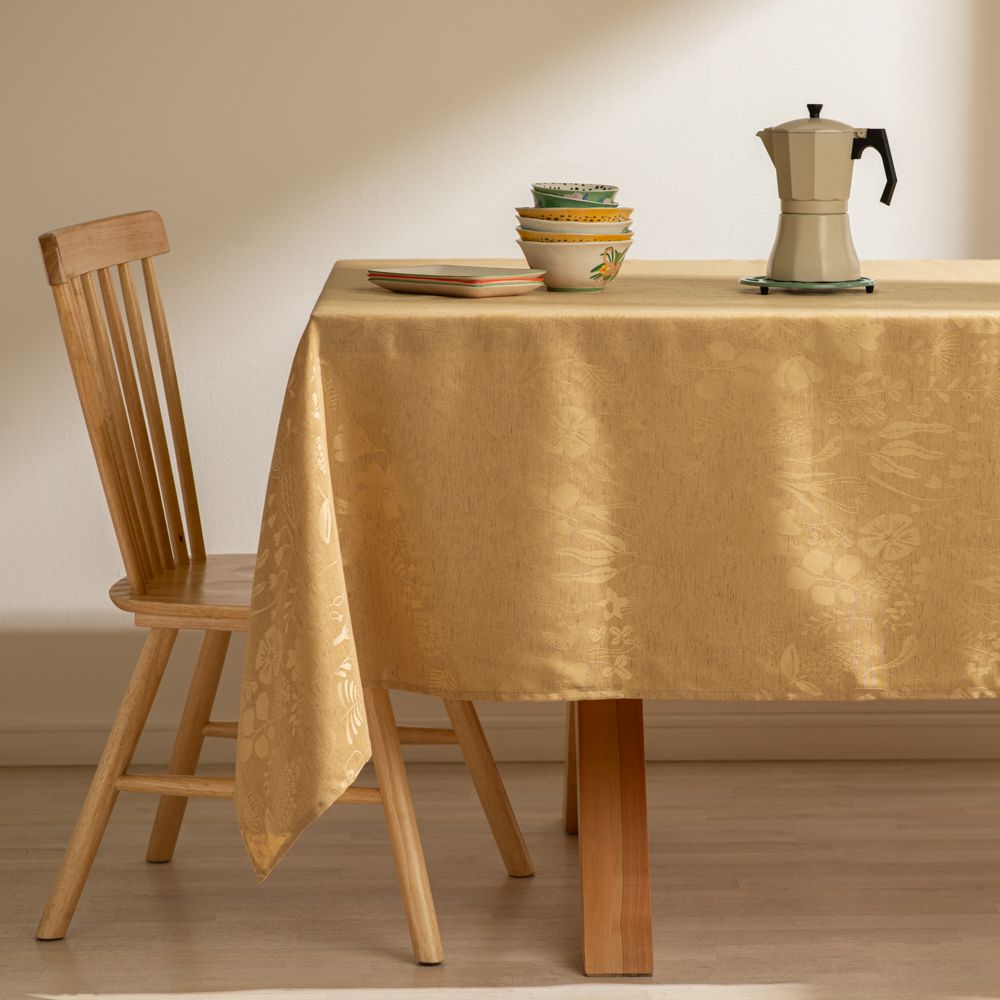 Mantel de jacquard de lino 150x210 cm